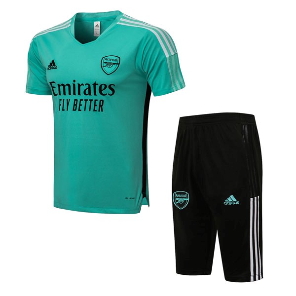 Trainingsshirt Arsenal Komplett Set 2022 Grün